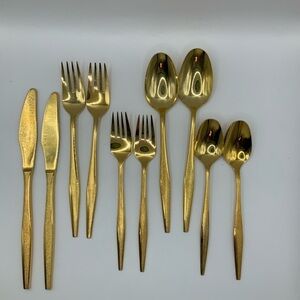 Florentine Vintage Gold Electroplate Silverware Flatware